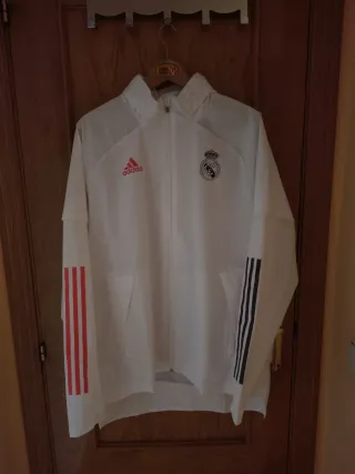 Chaqueta Real Madrid x Adidas Blanca