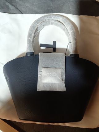 Bolso Tous Capazo Pequeño Gris Oscuro NUEVO
