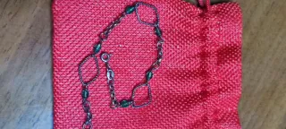 Bracciale antico donna con perline verdi