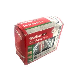 Set 25 piezas Taco / Gancho FISCHER 6 mm.