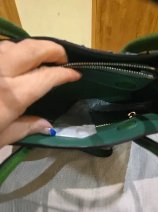 Bolso de mano verde mujer