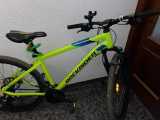 Bicicleta Rockrider Amarillo Neón