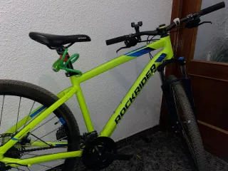 Bicicleta Rockrider Amarillo Neón
