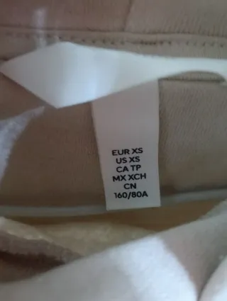 Sudadera H&M Beige Talla M
