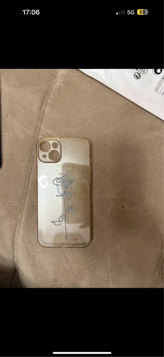 Cover iPhone 14 Plus Design Nero Labbra