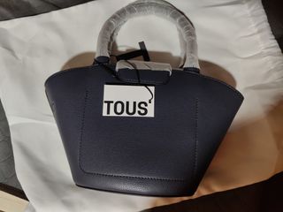 Bolso Tous Capazo Pequeño Gris Oscuro Nuevo
