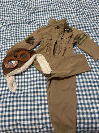 Disfraz piloto militar niño
