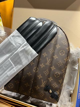 Mochila Palm Spring Louis Vuitton Monogram Marrón