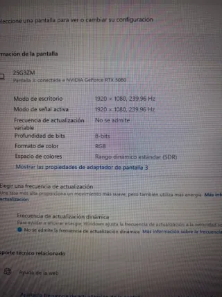 AOC 25G3ZM 24.5" LED FullHD 240Hz FreeSync Premium