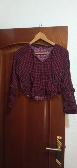 Lote 3 camisas rayas rojas y blancas