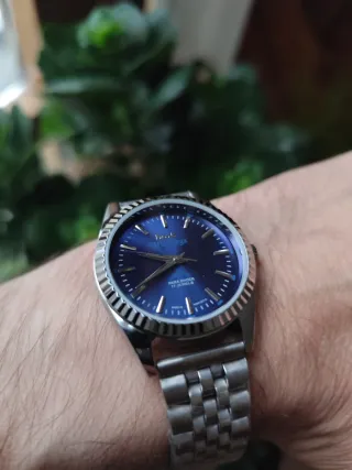Reloj HMT Himalaya. Esfera Azul.