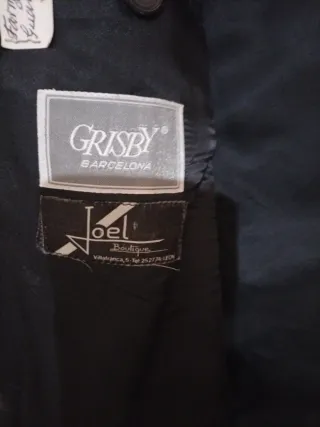 Traje de lana Grisby gris