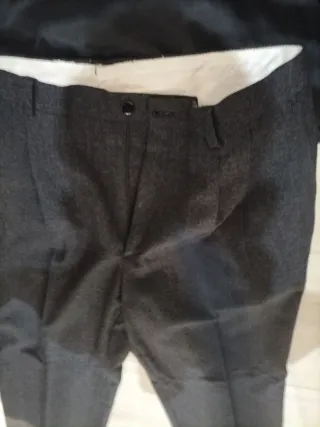 Traje de lana Grisby gris