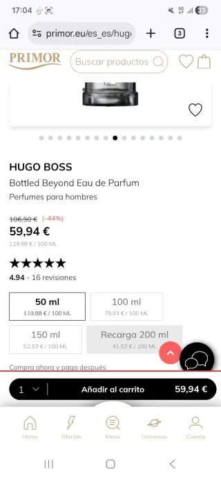 Hugo Boss Bottled Beyond Eau de Parfum