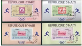 🇭🇹 HAITÍ 1969 DEPORTE MARATÓN SELLOS FILATELIA