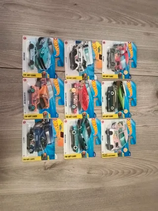 Lote 9 Hot Wheels Art Cars