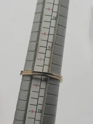 Anillo Doble GoldFilled con Piedras de colores