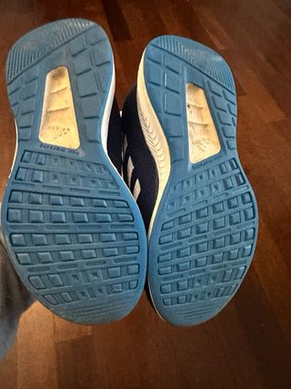 Scarpe Adidas blu bambino con velcro 28