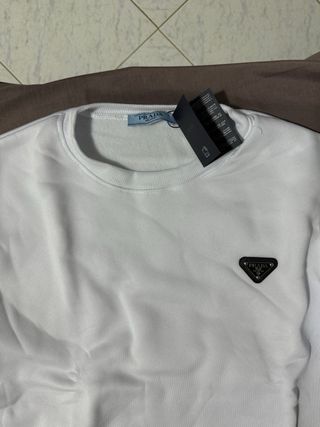 Maglioncino Prada Bianco