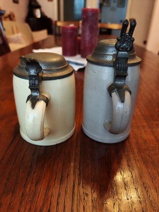 boccali birra Munchen con coperchio mai usati