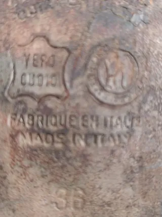 Botas de piel negras Italia