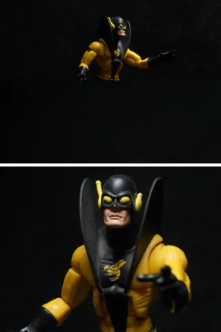 Yellow Jacket Marvel Legends basada en comics