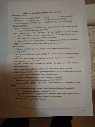 Bicicleta Estática ZIPRO Sin Uso