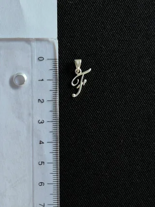 Colgante Plata 925 Letra F
