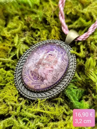 Colgante Galaxia Resina Artesanal