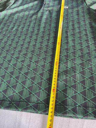 Polo Lacoste verde/negro talla XL
