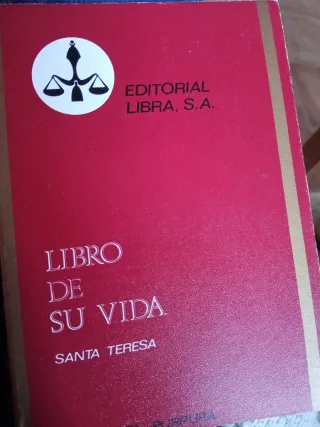 Santa Teresa, "Libro de su vida"