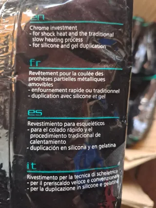 Polvo de revestimiento dental SHERA