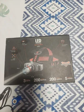 Linterna frontal LED