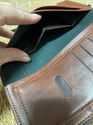 Cartera de piel para mujer