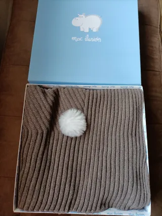 Toquilla de bebé Mac Illusion Moka