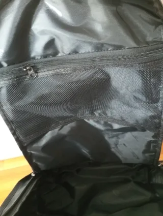 Mochila Nike Negra con Logo Blanco Grande