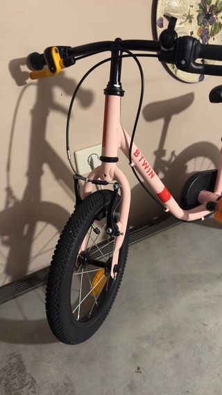 Bicicleta Btwin 14 pulgadas rosa