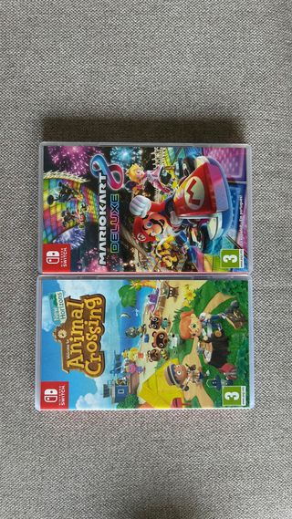 Nintendo Switch + Animal Crossing + Mario Kart