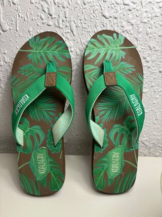 Chanclas Koala Bay Talla 38 Verdes