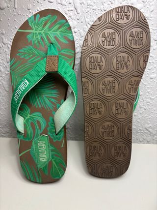Chanclas Koala Bay Talla 38 Verdes