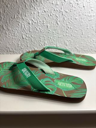 Chanclas Koala Bay Talla 38 Verdes