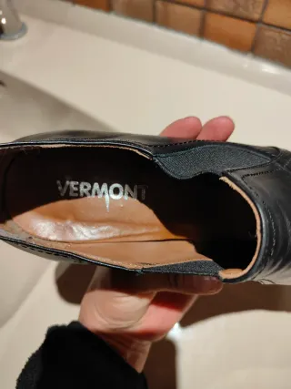 Zapatos de piel Vermont mujer negros