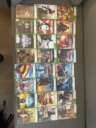 Lote 20 Juegos Xbox 360