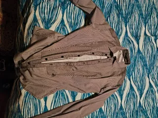 Camisa Jack&Jones Rayas Marrón y Blanca