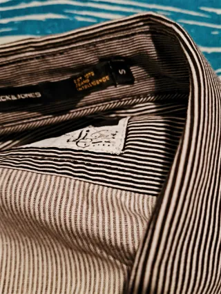 Camisa Jack&Jones Rayas Marrón y Blanca