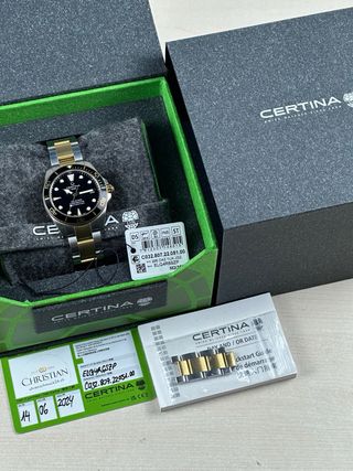 Certina DS Action Powermatic 80 Oro Nero
