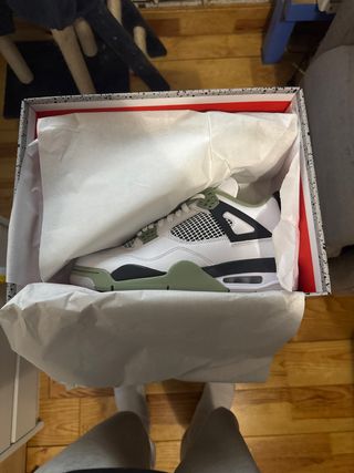 Jordan 4 Green Foam Talla 44 Nuevas