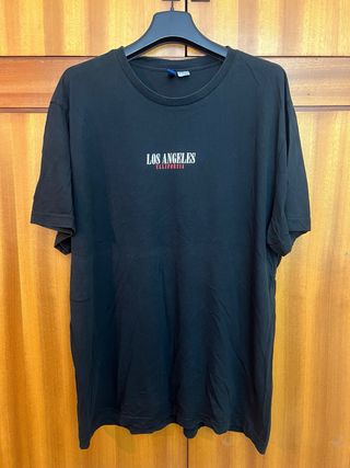 Camiseta H&M Negra Talla XL