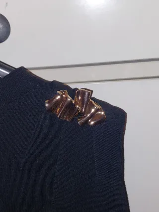 Top fiesta Zara negro talla L