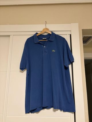 Polo Lacoste Azul Talla Grande
